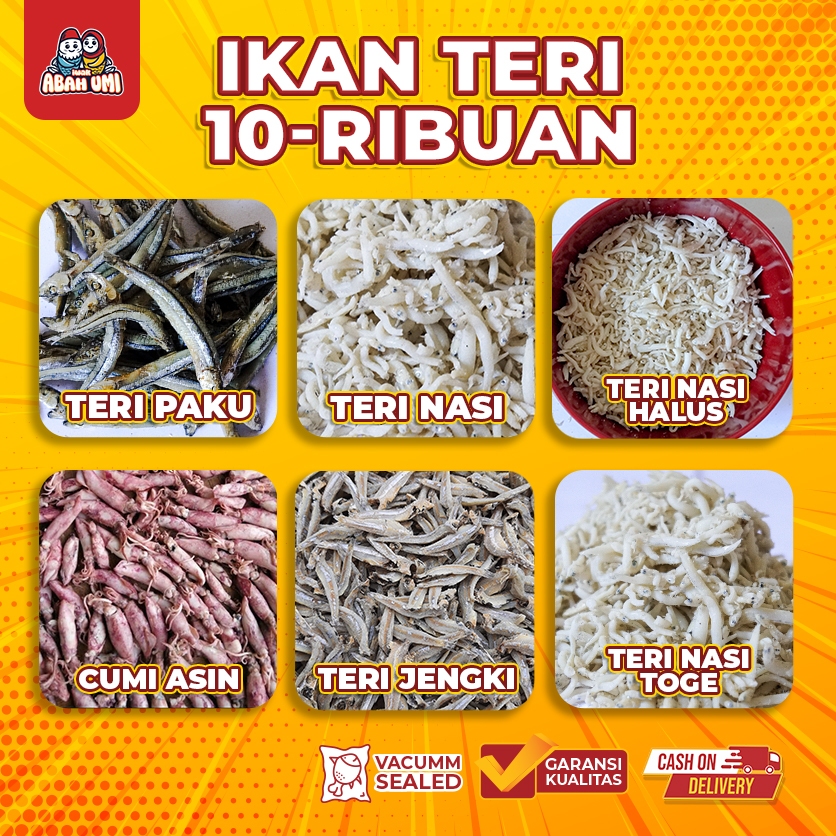 

Ikan Teri Murah Serba Rp 10.000 / Cumi Asin Rebus / Aneka Ikan Teri / Ikan Kering