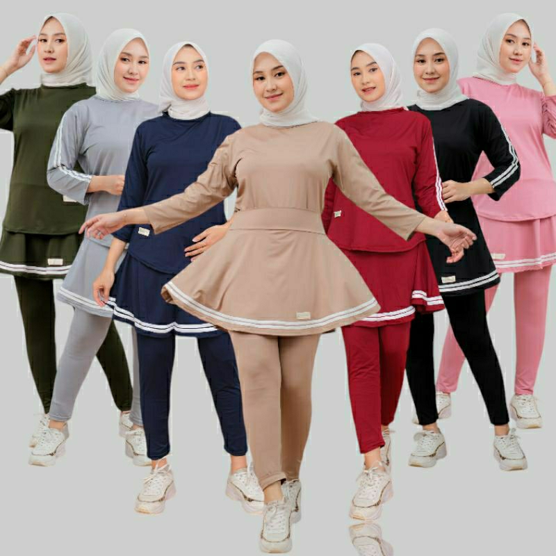 Gratis Ongkir One Set Jersey Olahraga Zumba Jumbo XXL Cocok Dipakai Buat Semua Olahraga Yoga Tenis B