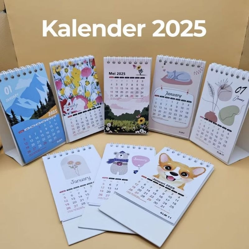 

Kalendar Meja Mini 2025 Lucu