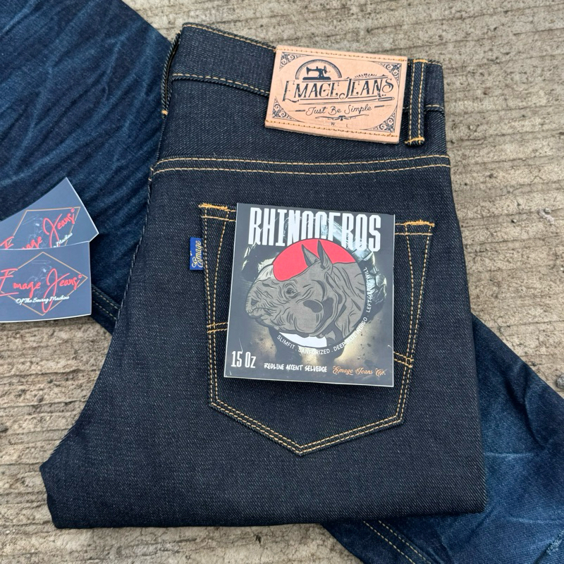 Celana Denim Selvedge Original Mag Denim / Selvedge Accent / kaku / raw denim/ Denim Selvedge / Jean