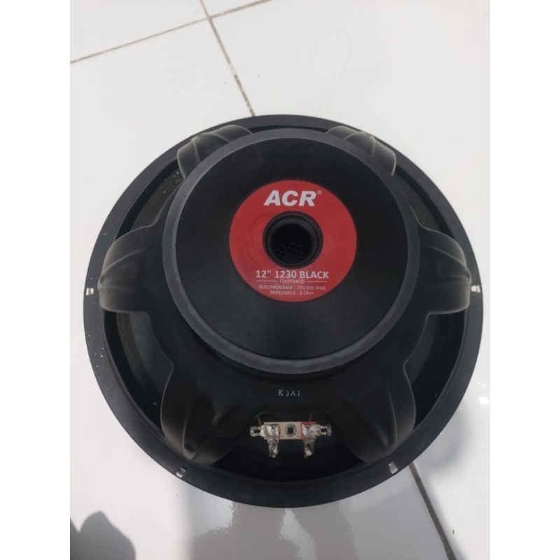 speaker 12 inch acr black bekas suara normal spul masih ory bawaan pabrik