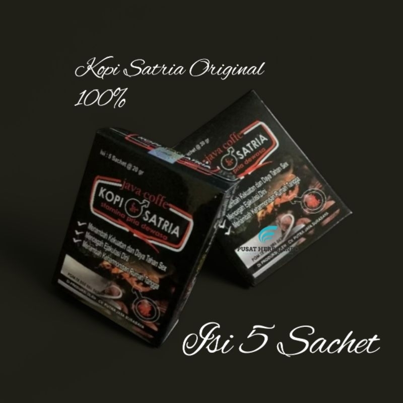 

Kopi Satria Original Isi 5 Sachet