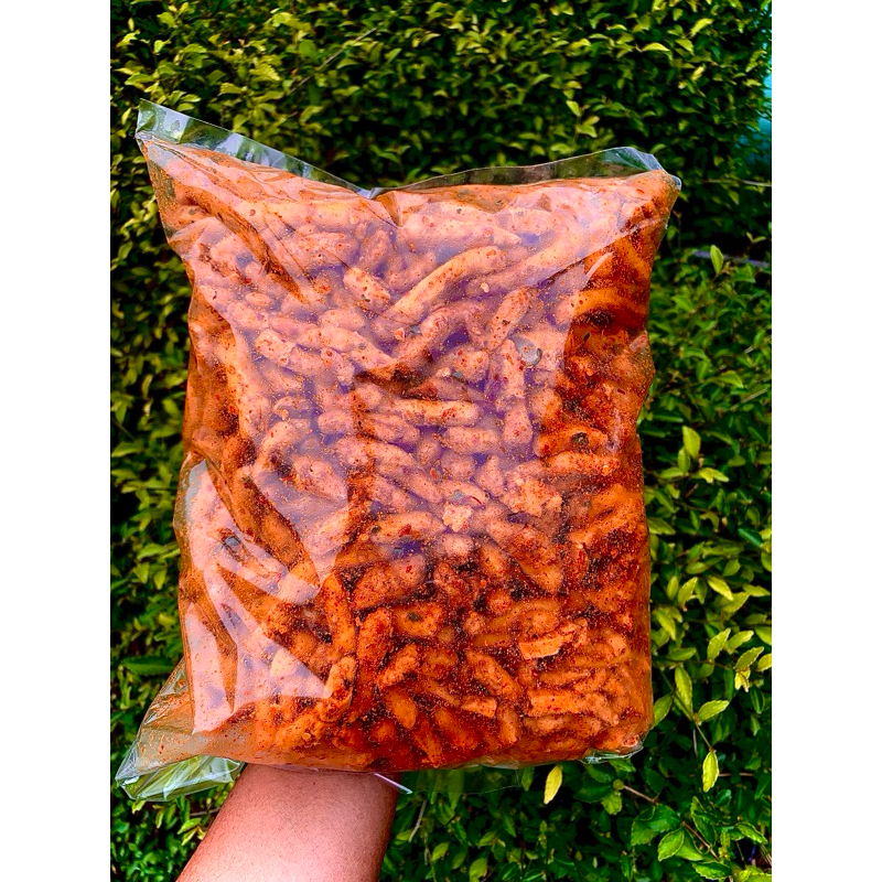 

Basreng pedas daun jeruk BALADA khas Jawa barat 1 KG / Basreng Pedas / Basreng Enakk