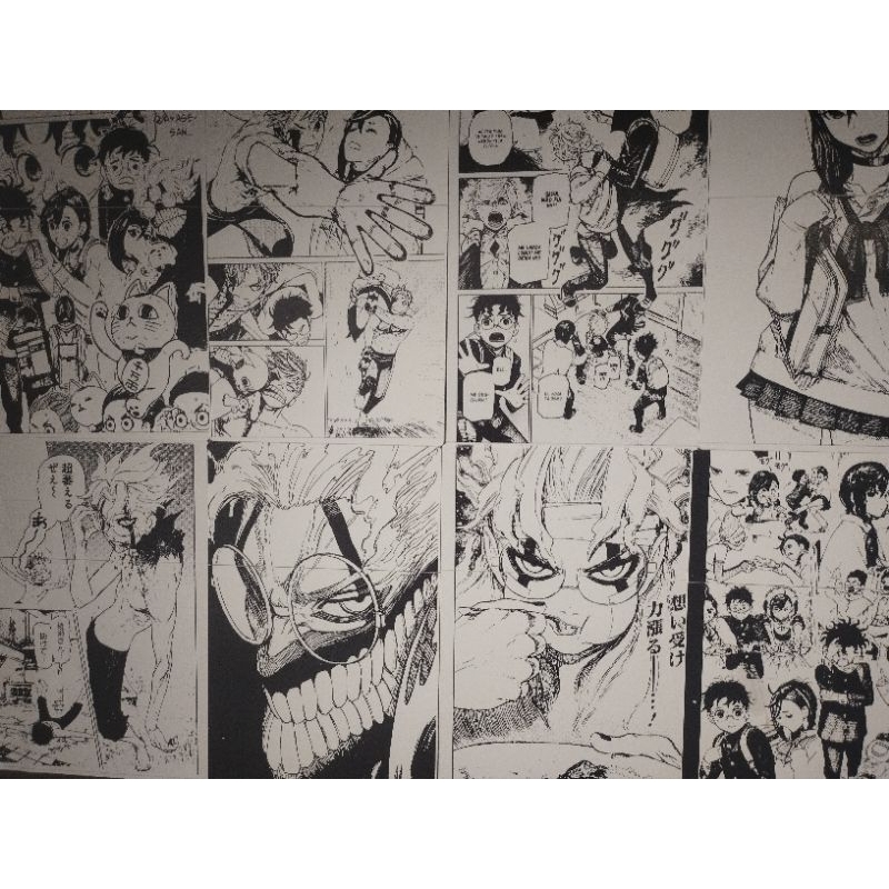 

stiker manga label hitam putih 30 lembar