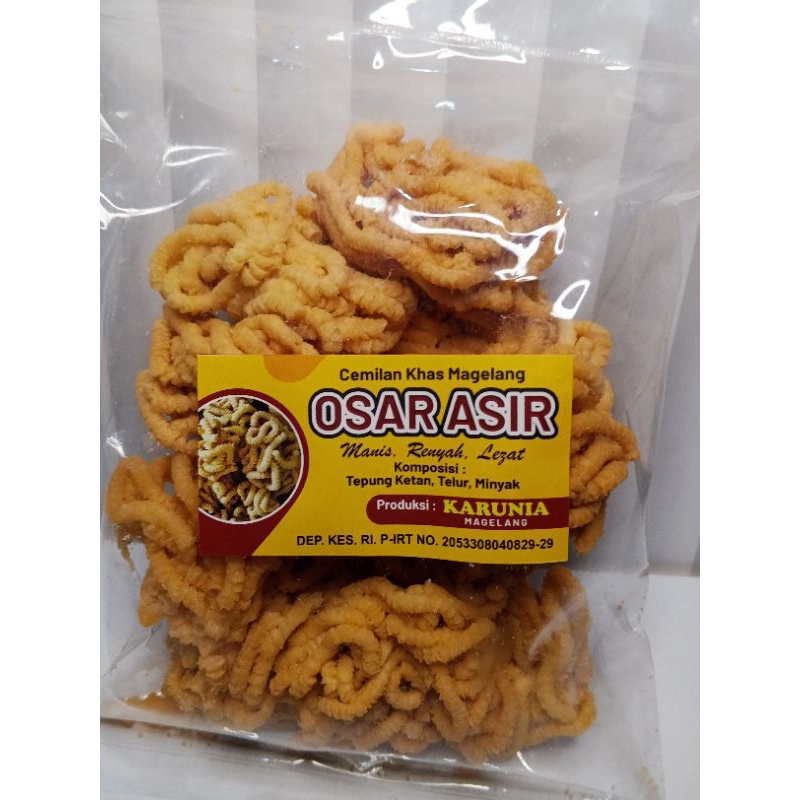 

Kue untuk cacing/Yuyu osar asir manis renyah 150 gram