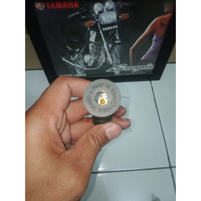 kop busi,kepala busi yamaha scorpio original japan nos