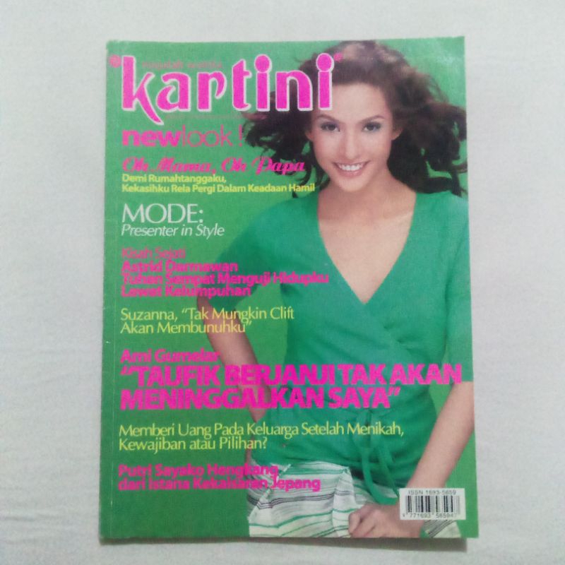 Majalah Kartini Cover Rachel Maryam - Desember 2005