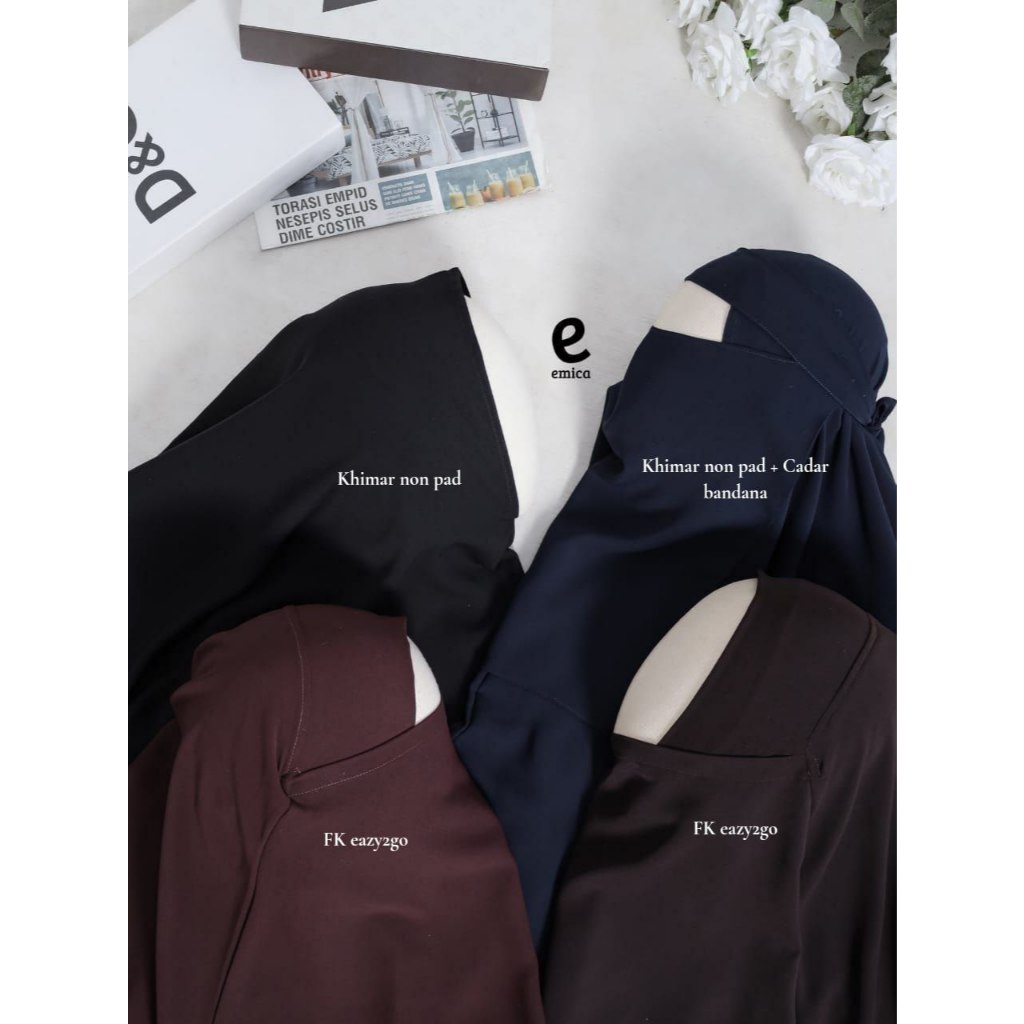 In'am Gallery | Khimar Square series NP STD dan NP long  By Emica hijab