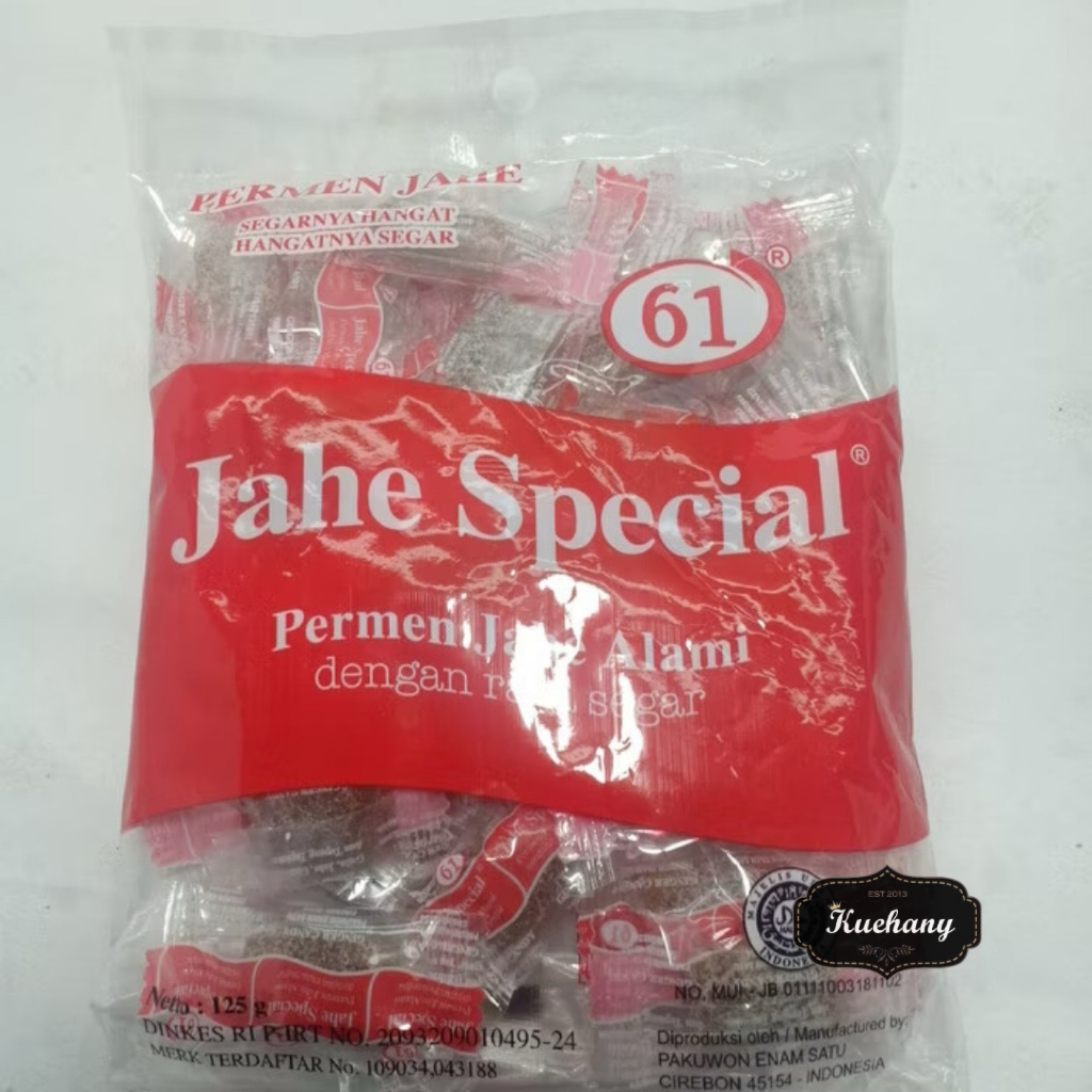 

Permen jahe berat 125 gr isi 30 pcs