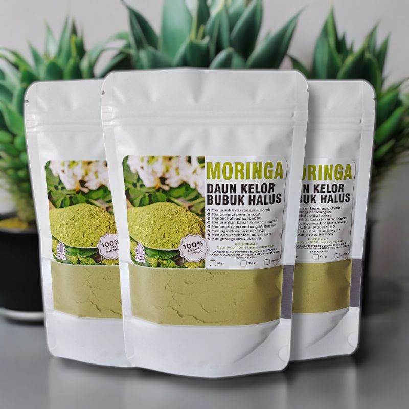 

Aneka Bubuk Moringa Daun Kelor minuman herbal minuman diet minuman sehat