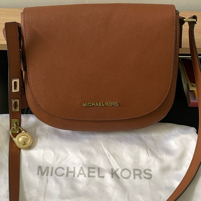 Preloved Michael Kors Tas Selempang Coklat