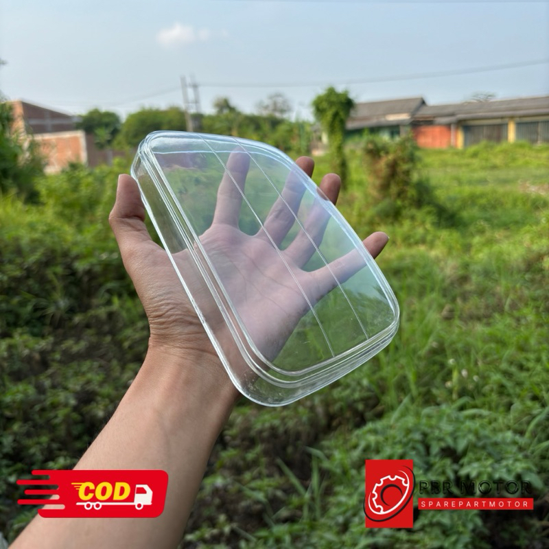 Kaca Mika Lampu Depan Rx King Oval Bening