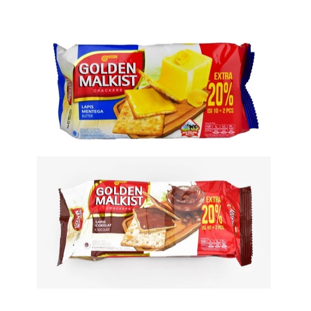 

NISSIN GOLDEN MALKIST CRACKERS BUTTER / COKLAT