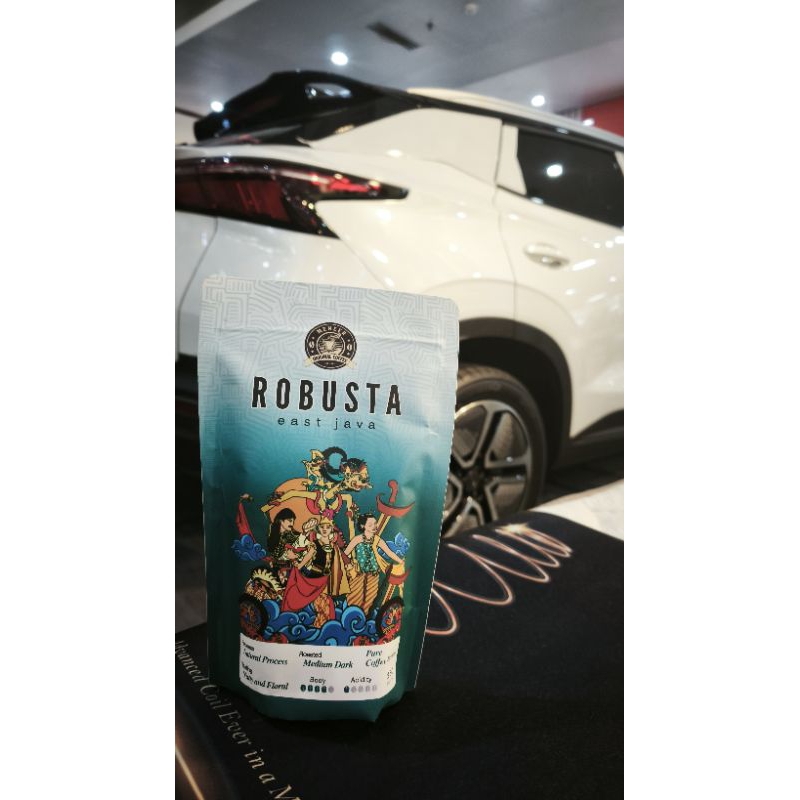 

KOPI ROBUSTA "EAST JAVA" 250GR (KASAR) 100% BIJI KOPI ASLI
