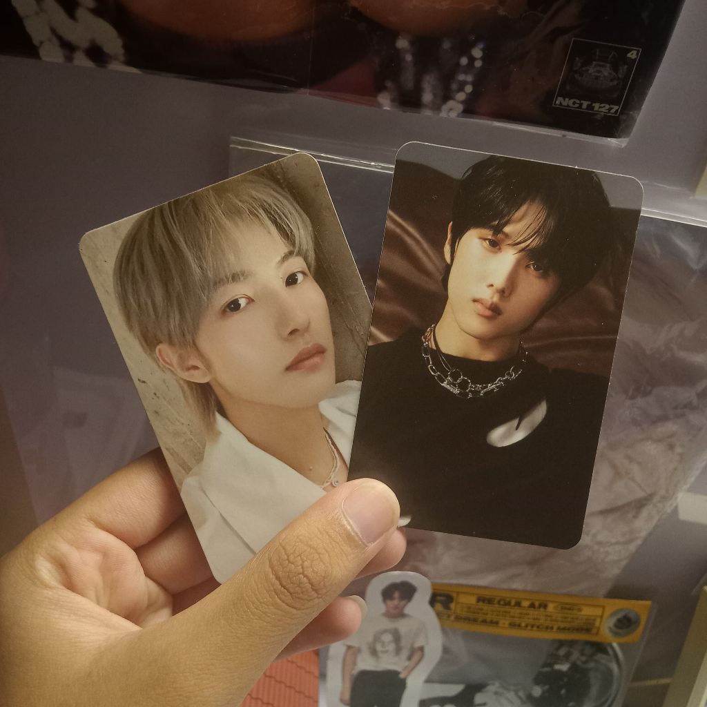 photocard official nct dream renjun jisung trading card sg24 A ver selca konsep