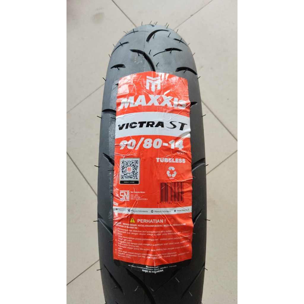 Ban Motor MAXXIS VICTRA 90/80-14 TUBELES