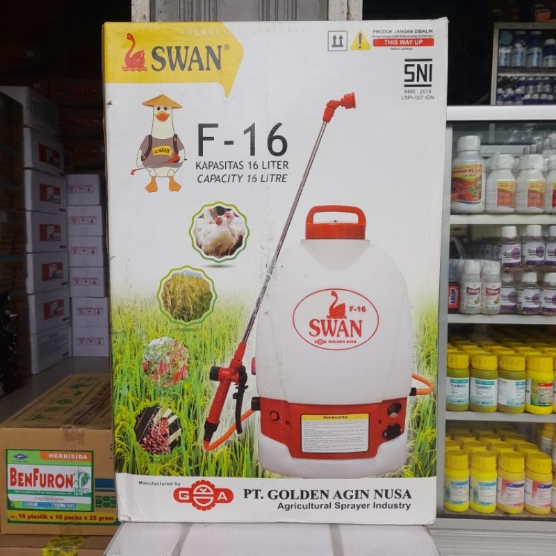 Tangki sprayer elektrik merk SWAN 16liter