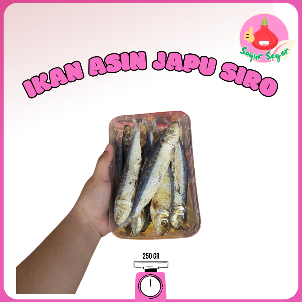 

Sayur Segar - Ikan Asin Japu Siro 250gr/ Ikan Asin Tembang