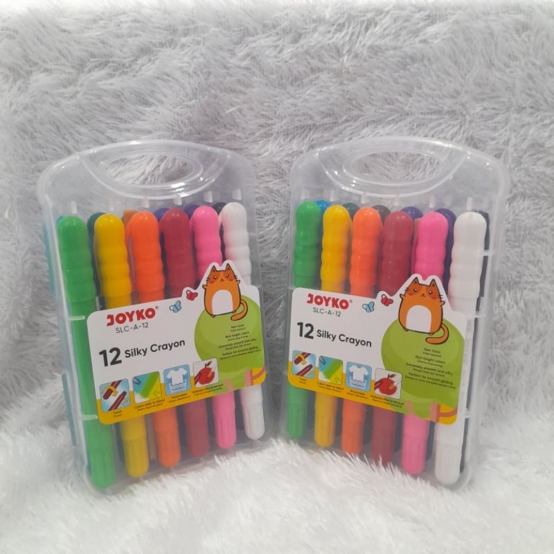 

SILKY CRAYON MEREK JOYKO SLC-A-12 / 12 WARNA