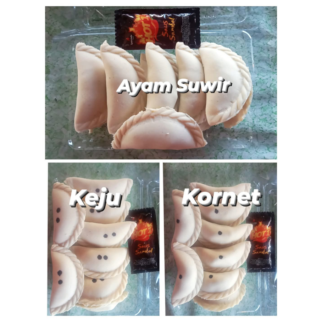 

CIRENG GEMOY ISI AYAM SUWIR PEDAS, KEJU, KORNET DIJAMIN ENAAAK!!