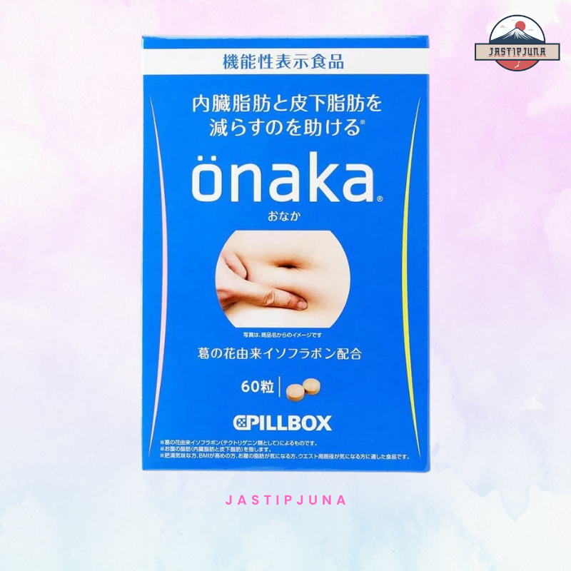 Onaka Pill Box, 60 Pills (Food with Functional Claims) pelangsing perut Original Japan