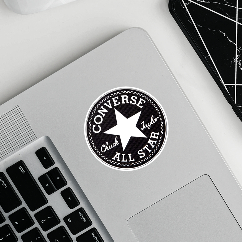 

Sticker Converse Hitam | Sticker Aesthetic Skena | Sticker Samarinda