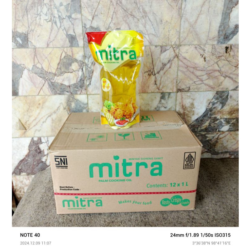 

MITRA ~ MINYAK GORENG 1 KARTON (1LITER)