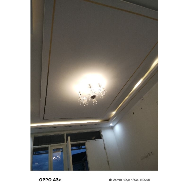 plafon gypsum terpasang