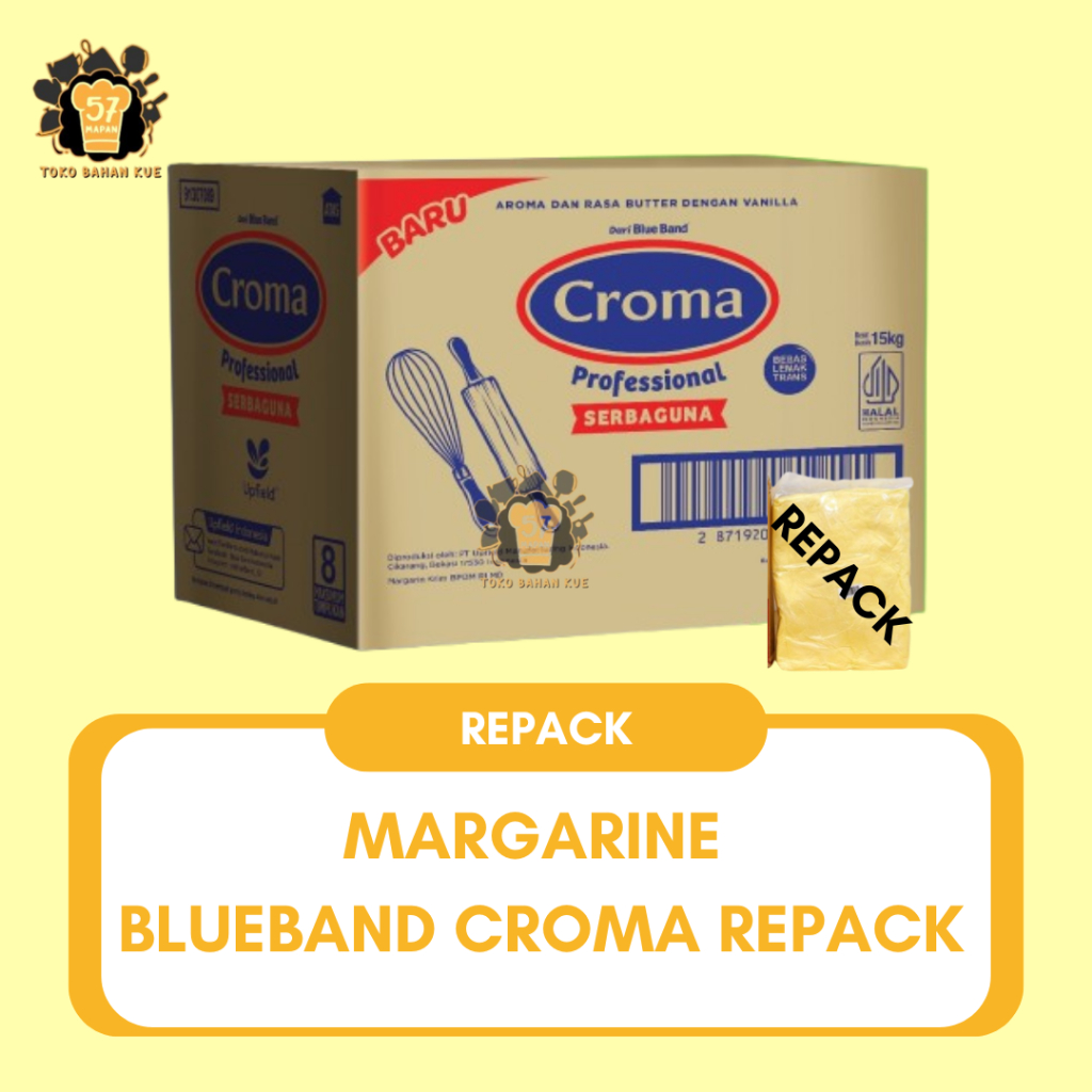 

MARGARINE BLUEBAND CROMA REPACK 250GR, 500GR, 1KG