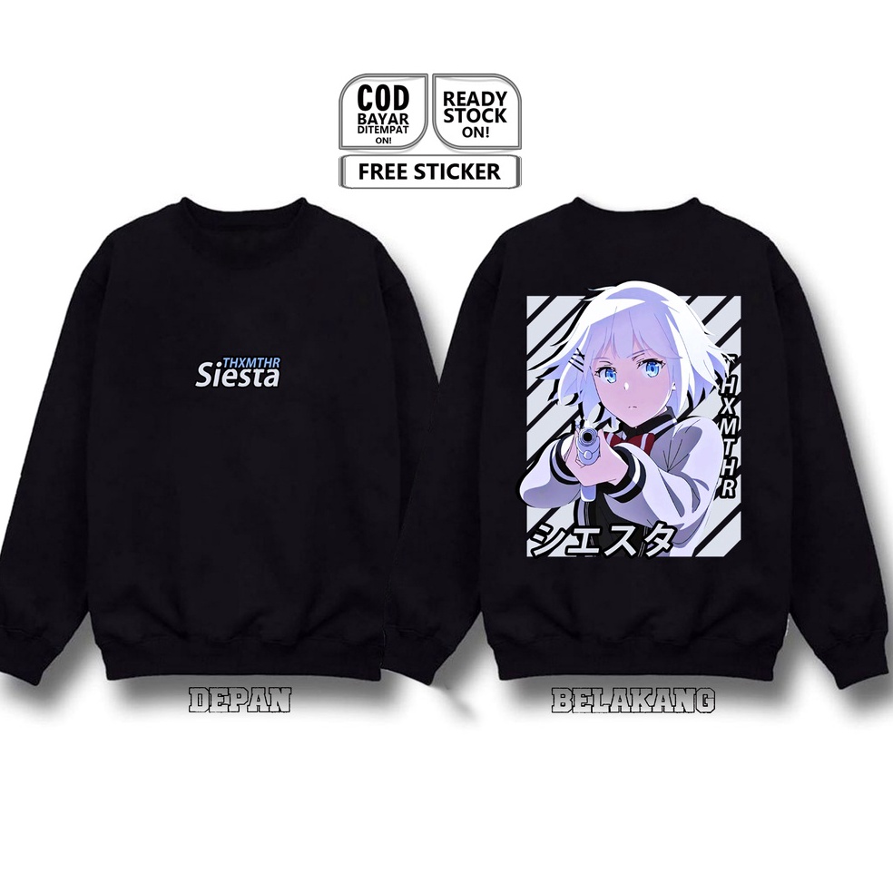 Murah Meriah SWEATER SIESTA TANTEI WA MOU SHINDEIRU THE DETECTIVE IS ALREADY DEAD WAIFU ANIME MANGA 