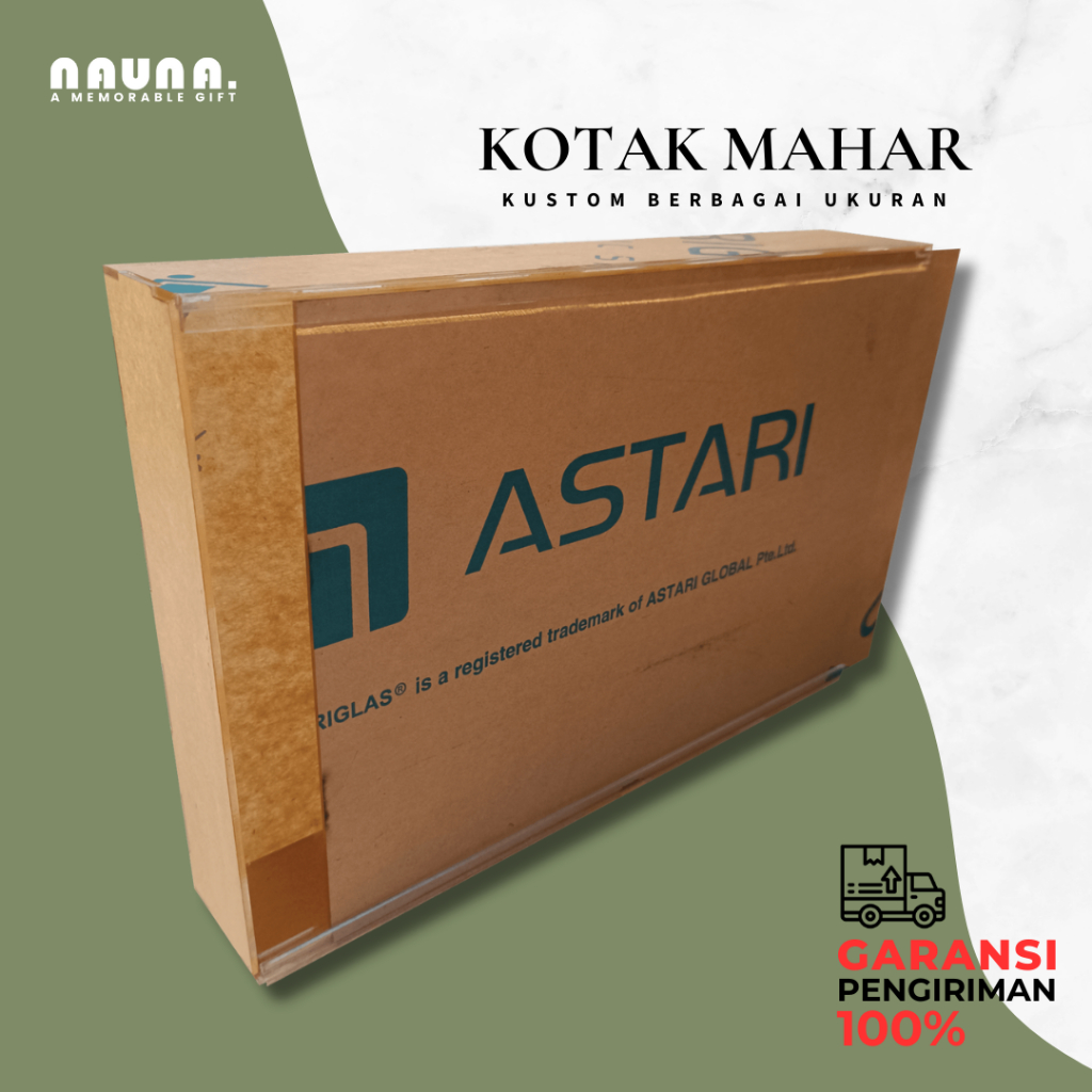 akrilik box sliding 30x40 untuk frame bingkai mahar box mahar akrilik