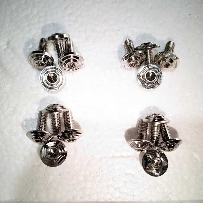 baut Stainless Stenlis inox salaya m6x15 drat 10 panjang 1.5cm