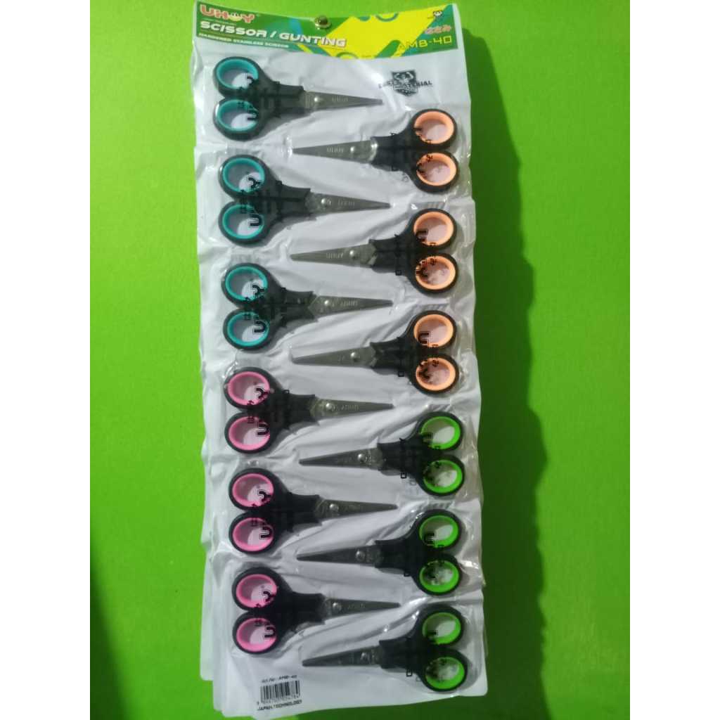 

1lembar 12pcs gunting kecil renteng