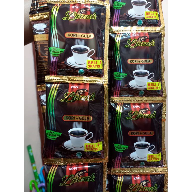 

1 RENCENG / 16 SACHET KOPI INSTAN LUWAK HITAM