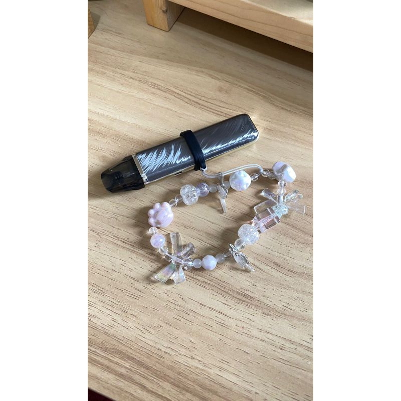 White phone strap Custom (Pods Strap)