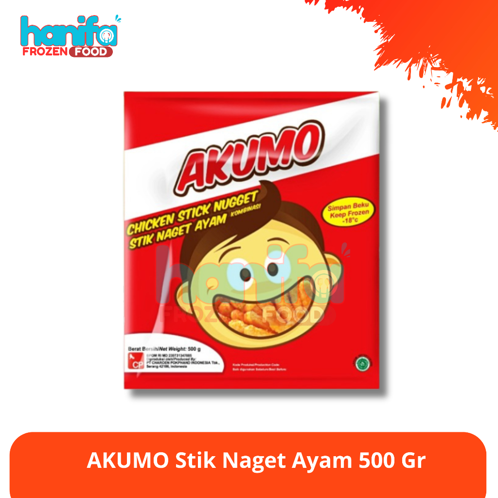 

AKUMO Naget Ayam Stik Chicken Stick Nugget isi 250 / 500 gram enak murah dan bergizi