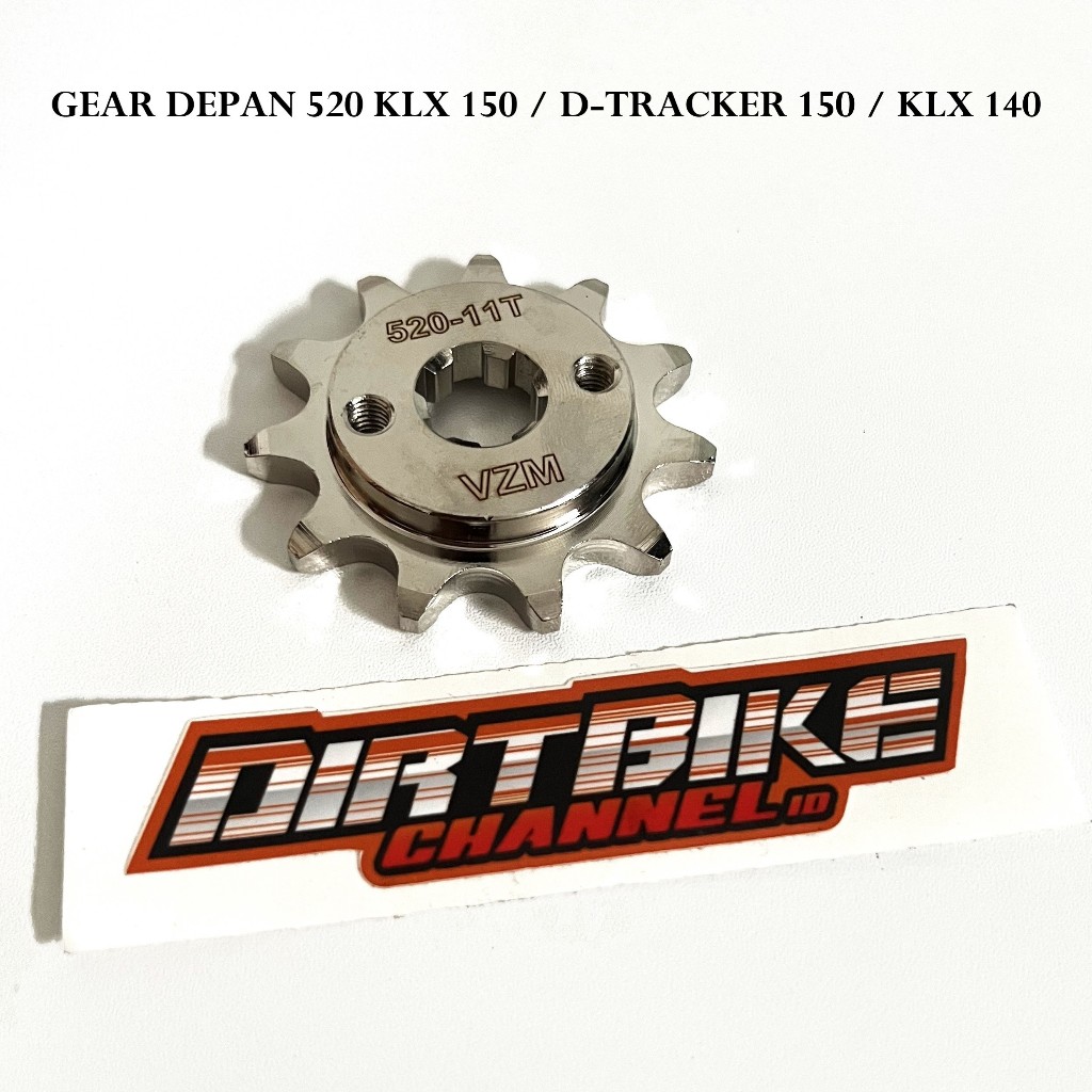 Gir Gear Depan 520 KLX 150 KLX 140 DTRACKER 150 520 11T 12T 13T