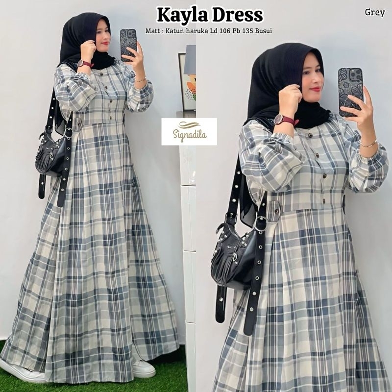 Kayla Dress By Signadila || Gamis