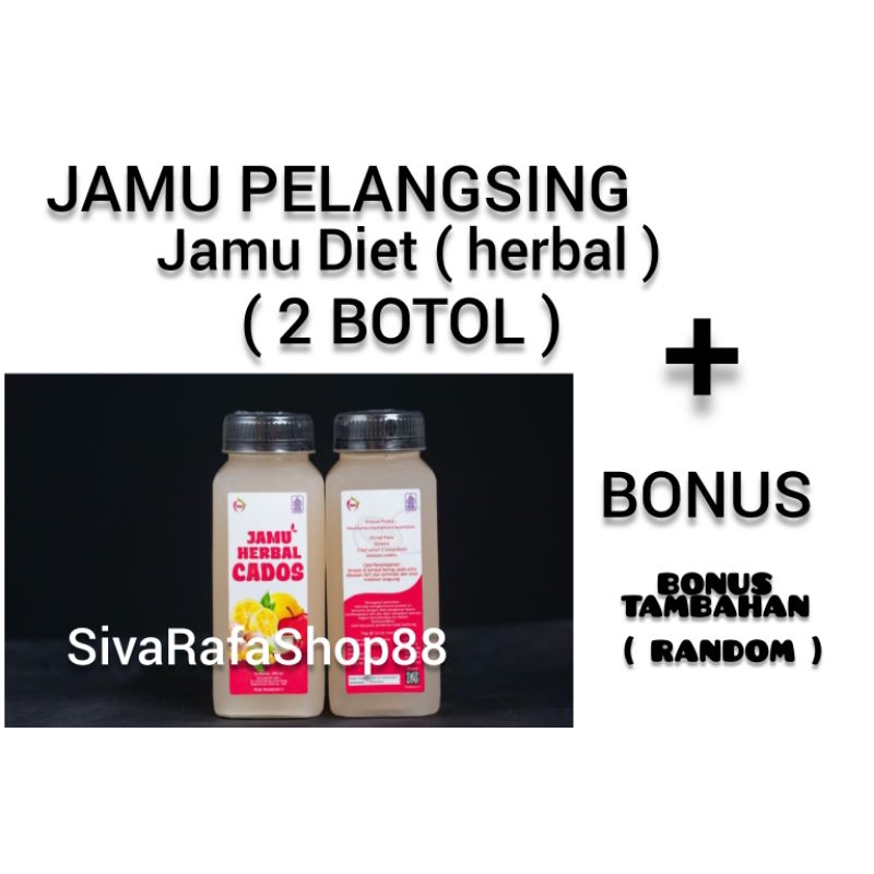 ( 2 BOTOL ) BPOM JAMU CADOSLIMANDFIT ( JAMU HERBAL CADOS ) DOUBLE STRONG JAMU HERBAL CADOS AMPUH UNT