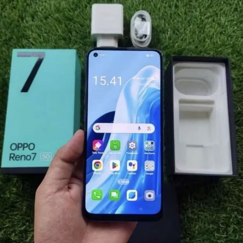 READY STOK HP SECOND OPPO RENO7 5G RAM 8/256 GB ORIGINAL ASLI 98%GARANSI RESMI 1 TAHUN