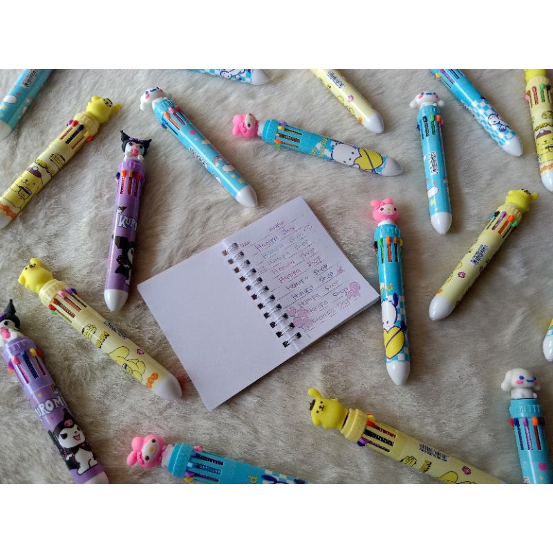 

pen 10 warna sanrio pena 10 warna sanrio