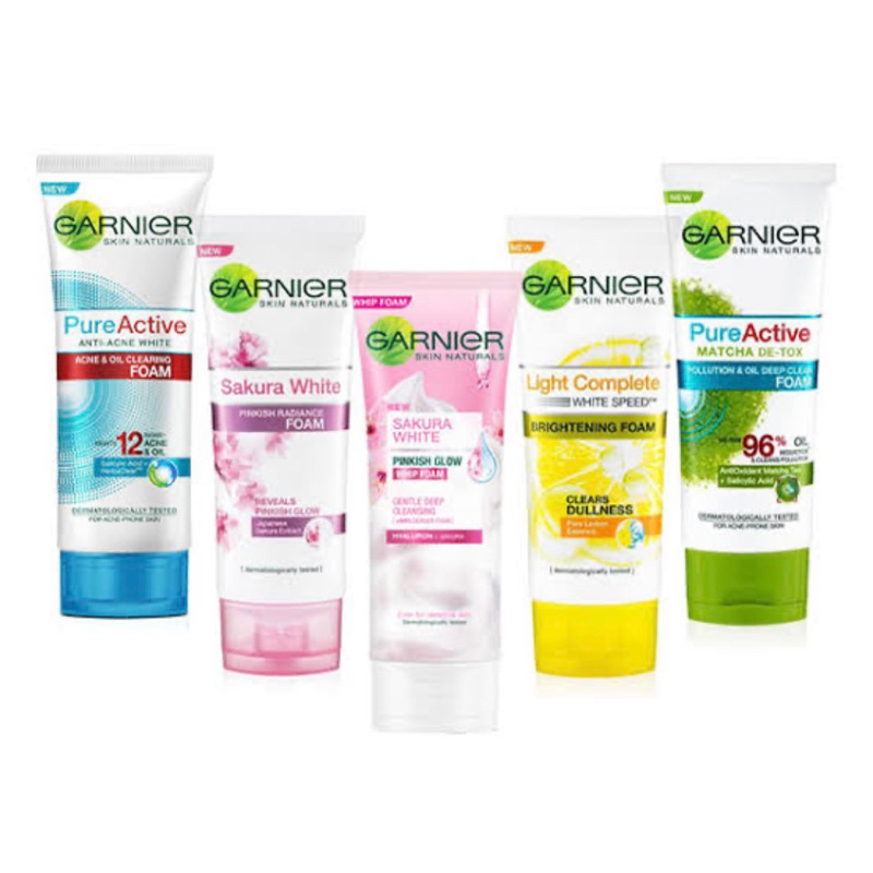 garnier facial wash