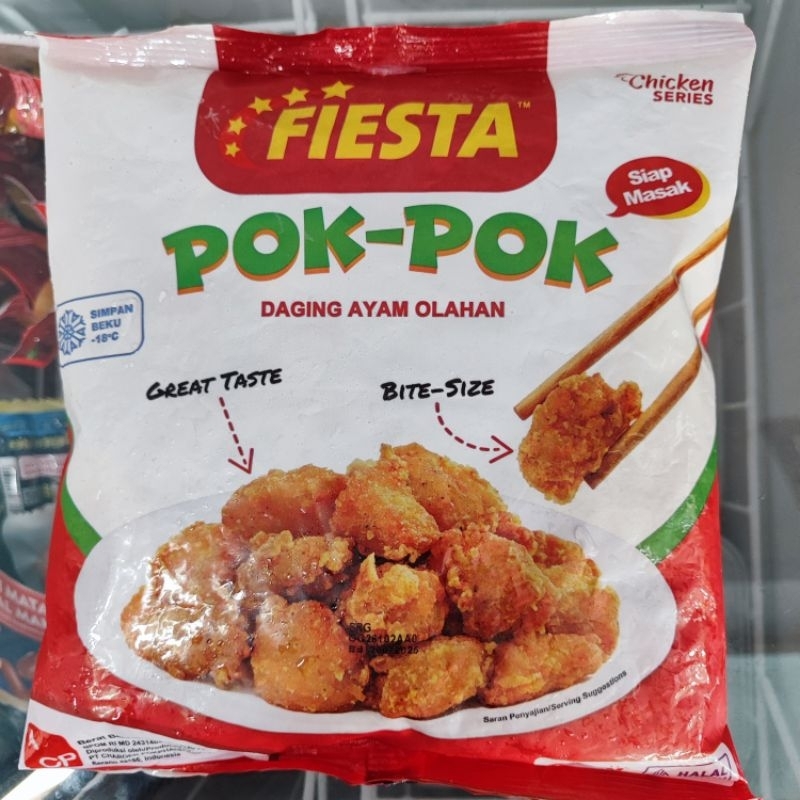 

Fiesta Chicken Pok-Pok 400g Daging Ayam Olahan Bite Size