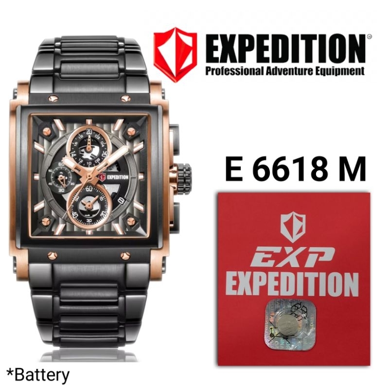 Baterai Jam Tangan Expedition E6618M