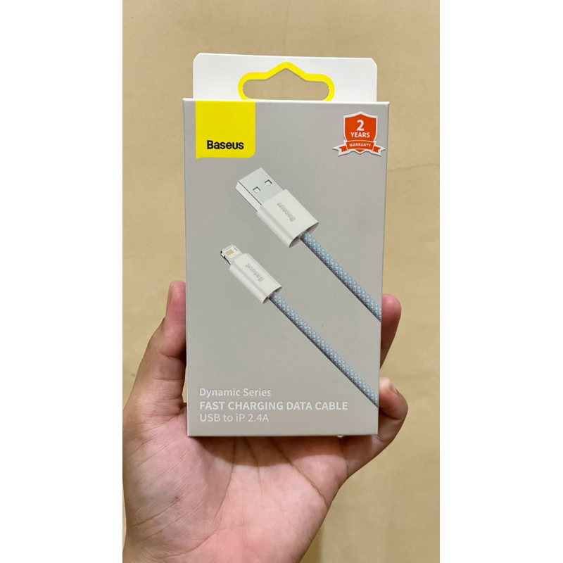 Kabel data - Dynamic cable Lightning  2.4A 1M, 2M Fast Charging for iPhone (Preloved)