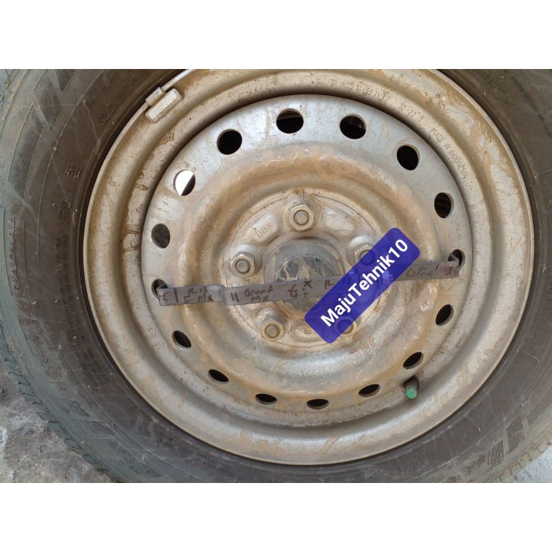 Dudukan Wheelldop Ring 13 Mobil Granmax Dengan Pelek Kaleng Baut Roda 5 Model Pelek Lubang Bamyak Se
