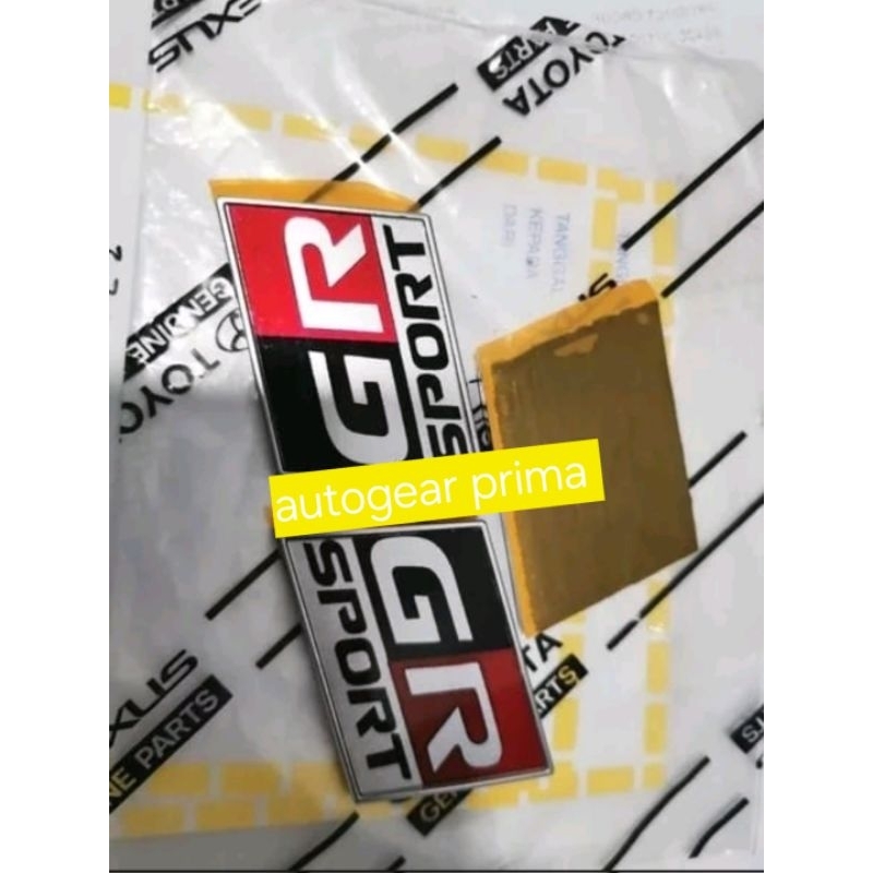 logo GR SPORT belakang raize rush Fortuner original