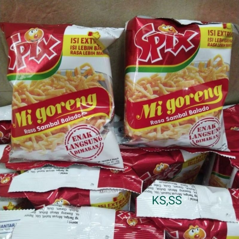 

SS - 1 Pack (20 Renceng) Mie goreng spix / Mi Spix / Mie Spix