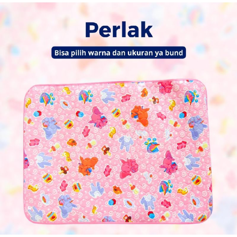 Perlak (Waterproof) Perlak Tilam Ompol Bayi Karakter Ber Motif