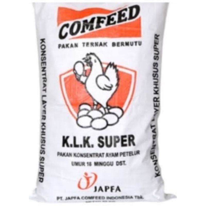 Comfeed KLK super pakan ayam unggas konsentrat petelur setengah kilo